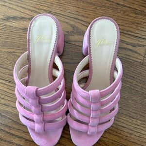 J. Crew Women's Lavender Strappy Heels